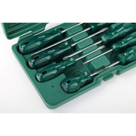 Комбинированный набор крестовых и плоских отверток 8шт серия А Sata 09306 (артикул 15520188) – фото 4