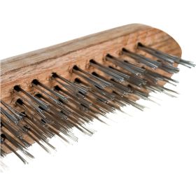 Четырехрядная стальная щетка с деревянной ручкой Biber 70940 тов-076237 (артикул 15738571) – фото 5