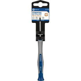 Отвертка для точных работ PH 0 х 50 мм CR-V,подвес КОБАЛЬТ Ultra Grip 245-268 (артикул 15701921) – фото 1