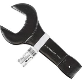 Рожковый ударный односторонний ключ FORCEKRAFT FK-79180 80мм 26878 (артикул 17994679) – фото 1