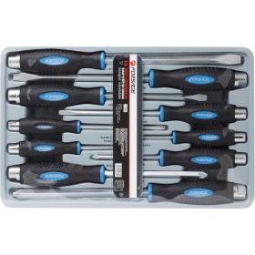Набор силовых отверток Forsage Profi S2, магнитные, 10 предметов F-2108 (артикул 16258627) – фото 1