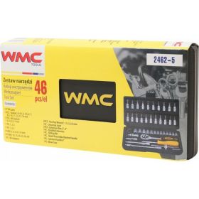 Набор инструмента WMC TOOLS 1/4"DR 46 предметов WMC-2462-5 (артикул 16254432) – фото 2