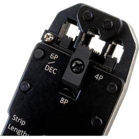 Обжимной инструмент Hyperline HT-2008AR для RJ-45, RJ-12, RJ-11 (8P8C, 6P6C, 4P4C) 35549 (артикул 16155571) – фото 3