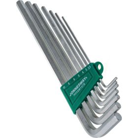 Комплект угловых шестиграников EXTRA LONG Jonnesway H03SM107S (артикул 13938682) – фото 3