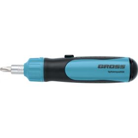 Реверсивная отвертка с механизмом SmartPush GROSS 12 шт. 11611 (артикул 15560994) – фото 1