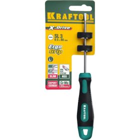 Отвертка KRAFTOOL SL, 3,0x80мм 250071-3.0-080 (артикул 16143218) – фото 5