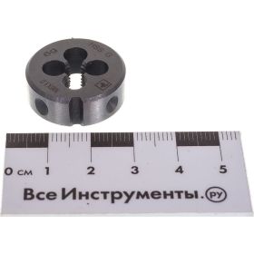 Круглая ручная плашка с направляющей в наборе М6х1.0, HSS, Ф25х9 мм Thorvik D-DRIVE MDG61 52862 (артикул 16013483) – фото 5