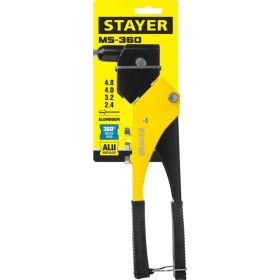 Поворотный заклепочник STAYER MS-360 0-360°, 280 мм, 2.4 - 4.8 мм 3110_z01 (артикул 16009035) – фото 6