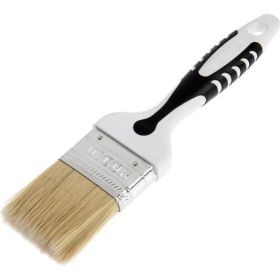 Кисть DECOR Black White универсальная 35х15мм, светлая смешанная щетина, 2К ручка 880-035 (артикул 16906957) – фото 1