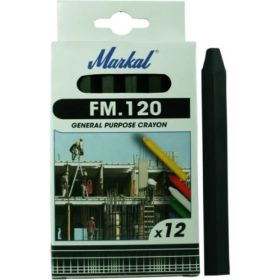 Восковой промышленный мелок Markal FM.120 универсальный, чёрный 44010600 (артикул 16204855) – фото 1
