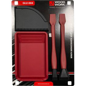 Набор для нанесения клея WOODWORK комплект из 4-х предметов GLU-004 (артикул 23728587) – фото 2