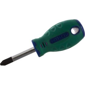 Стержневая крестовая отвертка Jonnesway D71P238 ANTI-SLIP GRIP, PH2x38 мм 49952 (артикул 15958150) – фото 2