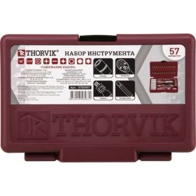 Набор инструмента 1/4"DR THORVIK UTS0057 57 предметов 52058 (артикул 15597780) – фото 3