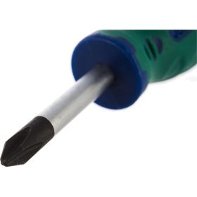 Стержневая крестовая отвертка Jonnesway D71P238 ANTI-SLIP GRIP, PH2x38 мм 49952 (артикул 15958150) – фото 3