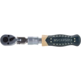 Трещотка реверсивная телескопическая (185-230 мм; 1/4""; 72 зуб.) Rockforce RF-802223 (артикул 15995931) – фото 3