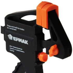 Универсальная F-образная струбцина ЕРМАК 150х265х45 пластмассовый корпус 668-045 (артикул 18214537) – фото 3