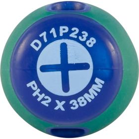 Стержневая крестовая отвертка Jonnesway D71P238 ANTI-SLIP GRIP, PH2x38 мм 49952 (артикул 15958150) – фото 4