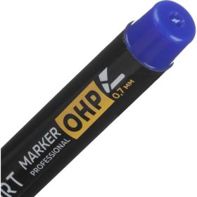 Маркер для глянцевых поверхностей Topfort OHP 0,7 мм синий 1660269 (артикул 31431129) – фото 5