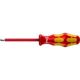 Отвёртка диэлектрическая Wera, VDE, PZ 1х80 мм, WE-006162 (артикул 14979229) – фото 1