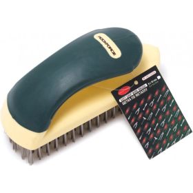 Щетка по металлу ROCKFORCE ручная, в пластиковом корпусе RF-340125228 (артикул 16137248) – фото 2