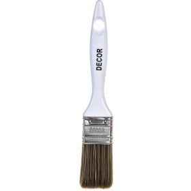 Кисть DECOR PROFI для лака 35х15 мм, темная синтетическая щетина, пласт. ручка 730-038 (артикул 16420010) – фото 2