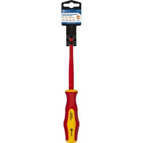 Отвертка диэлектрическая Ultra Grip SL 4,0 х 100 мм CR-V КОБАЛЬТ 646-447 (артикул 15536556) – фото 3
