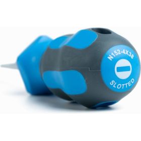 Короткая шлицевая отвертка NORGAU 4х38 мм тип N152 062009240 (артикул 15641323) – фото 3