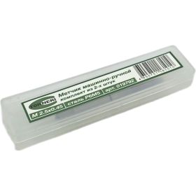 Машинно-ручной метчик TORNERI М 2.5х0.45 комплект из 2-х штук Р6М5 019792 (артикул 18008407) – фото 4