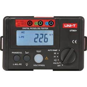 Тестер УЗО UNI-T UT582+ цифровой 00-00004262 (артикул 16436272) – фото 1