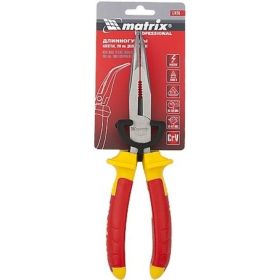 Изогнутые длинногубцы 200 мм MATRIX PROFESSIONAL Insulated 17474 (артикул 13698713) – фото 2