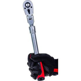 Трещотка ABTOMTOOL РROFFI 1/2, 72 зуб, 350-500 мм, телескопическая, CrV 54252 (артикул 16385352) – фото 2
