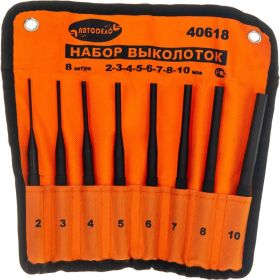 Набор выколоток АвтоDело 8шт. 2-10мм в сумке 40618 12482 (артикул 16006443) – фото 1