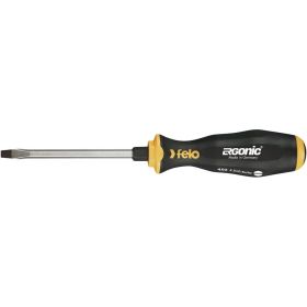 Плоская шлицевая отвертка Felo Ergonic 4,5X0,8X90, ударная 45004540 (артикул 16391249) – фото 1