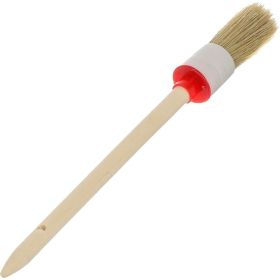 Круглая кисть BARTEX d25 мм, №4, 1"", 42 мм, рукоятка дерево 134178 (артикул 31518777) – фото 2