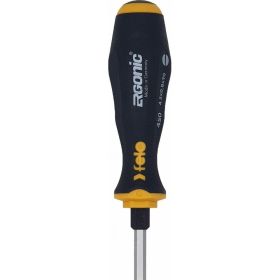 Плоская шлицевая отвертка Felo Ergonic 4,5X0,8X90, ударная 45004540 (артикул 16391249) – фото 3