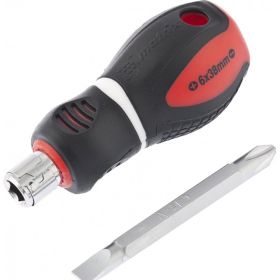Комбинированная отвертка SL 6 Ph2 х 38 мм MATRIX MASTER 11581 (артикул 13697972) – фото 3