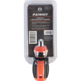 Отвертка с двусторонним стержнем PATRIOT CR-V, PH2-SL6x38, Patriot (1165) 350003301 (артикул 20249008) – фото 3