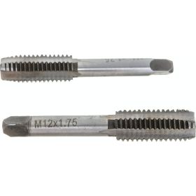 Метчик КВАЛИТЕТ М12x1,75мм 2 шт М-12-1,75 6626694 (артикул 16267043) – фото 1