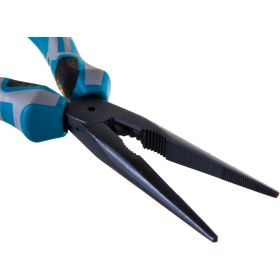 Прямые длинногубцы 205 мм, трехкомпонентные рукоятки GROSS 17171 (артикул 15381751) – фото 4