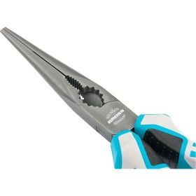 Прямые длинногубцы 205 мм, трехкомпонентные рукоятки GROSS 17171 (артикул 15381751) – фото 5