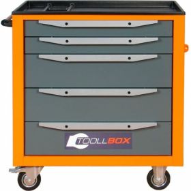Инструментальная тележка Toollbox серии standart TBS-5 RAL 2008 (артикул 23388459) – фото 1