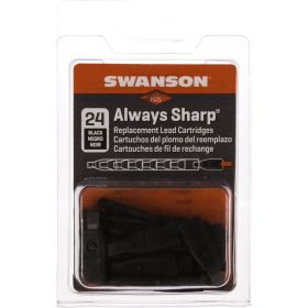 Грифели для карандаша Always Sharp, чёрные Swanson М00008600 (артикул 15826061) – фото 2