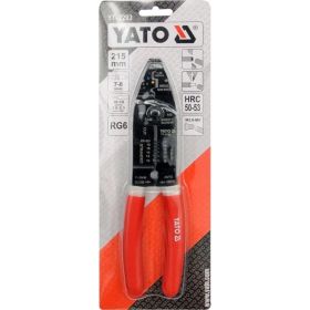 Пассатижи для зачистки проводов YATO кусачки, 215мм YT-2293 (артикул 15744201) – фото 2