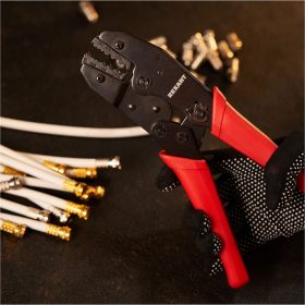 Кримпер REXANT HT-301 J для обжима F и BNC разъемов RG-174, RG-179, Fiber Optic 12-3015 (артикул 16124832) – фото 2
