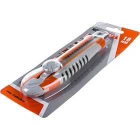 Нож NOVOCRAFT AКУЛА, резиновый корпус, 3 лезвия, 18 мм, блистер JSH024183 (артикул 16682378) – фото 5
