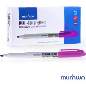 Перманентный маркер Munhwa фиолетовый, пулевидный, 1,5мм FPM-09 (артикул 16230737) – фото 5