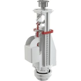 Арматура для бачка Alca Plast A08A сливная, кнопка хром, 2 режима 023-4281 (артикул 16223676) – фото 1