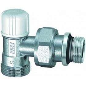 Запорный угловой вентиль FAR 1/2" М24х19, уплотнение EPDM FV 1105 C12 (артикул 15785651) – фото 1