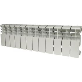 Алюминиевый радиатор ROMMER Plus 200 12 секций RAL9016 89992 (артикул 15836538) – фото 1