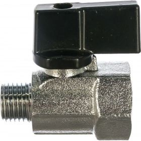 Шаровой кран ELSEN MINI прямой 1/4 1/4 НВ ручка-бабочка EV93.1414 (артикул 15953228) – фото 1